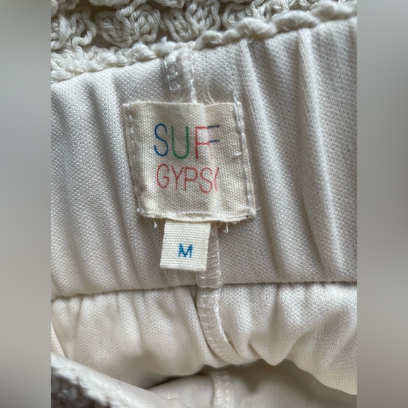 Surf Gypsy Cream Women Shorts Size Medium - Picture 4 of 5